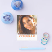2023年度予算の卒業写真のお知らせ チラシ (シングル)