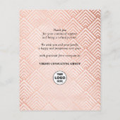 2023年度予算カレン企業のダビジネス写真カード (裏面)