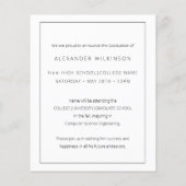 2023年度予算彼はそれを少年モダン卒業発表した チラシ (裏面)