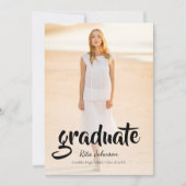 2023年度写真高校卒業 招待状 (正面)