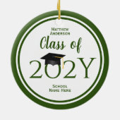 2023年度卒業エレガントキャップ卒業 セラミックオーナメント (裏面)
