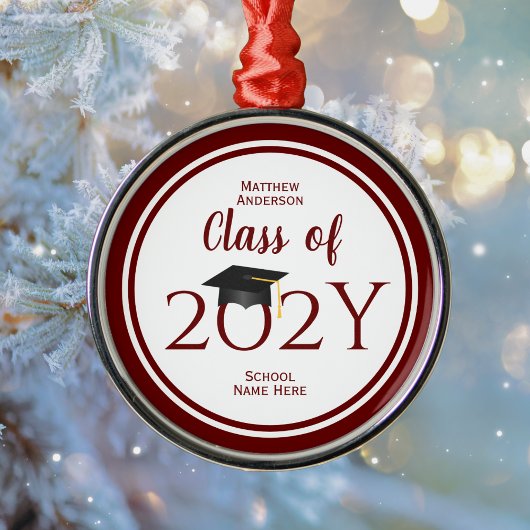 2023年度卒業エレガントキャップ卒業 メタルオーナメント