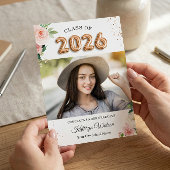 2023年度卒業バラ金ゴールドバルーンフローラ 案内状