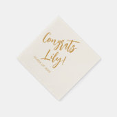 2023年度卒業パーティーの装飾の類 スタンダードカクテルナプキン (角)