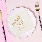 2023年度卒業パーティーの装飾の類 スタンダードカクテルナプキン