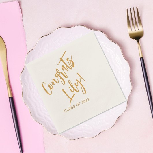 2023年度卒業パーティーの装飾の類 スタンダードカクテルナプキン