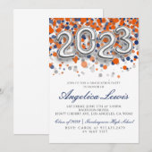 2023年度卒業パーティー招待状 招待状 (正面/裏面)