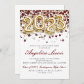 2023年度卒業パーティー招待状 招待状 (正面/裏面)