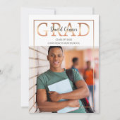 2023年度卒業パーティー5枚の写真 案内状 (正面)