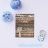 2023年度卒業ベビーズブレス招待状 チラシ (シングル)