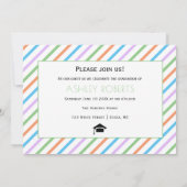 2023年度卒業写真コラージュ 招待状 (裏面)