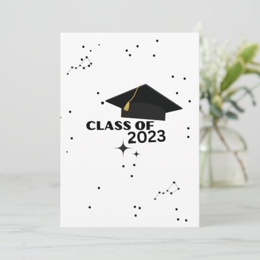 2023年度卒業式招待状 招待状 (スタンド正面)