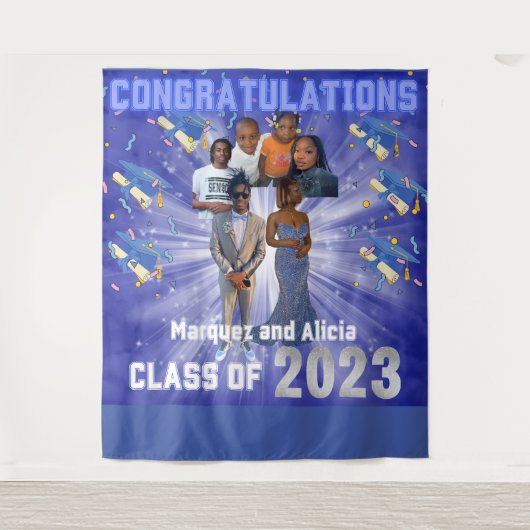 2023年度卒業式 タペストリー (正面)