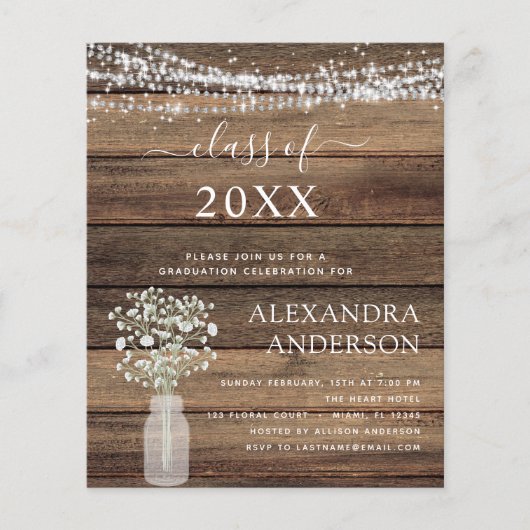 2023年度卒業式 ベイビーズブレス 招待状 チラシ (正面)