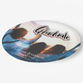 2023年度卒業生のお知らせ ペーパープレート (アングル)