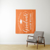 2023年度卒業生 オレンジ 卒業おめでとう タペストリー (インサイチュ)