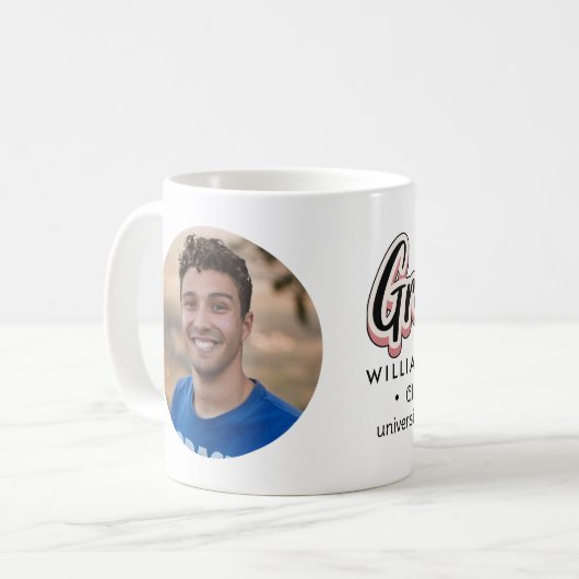 2023年度卒業発表区分 コーヒーマグカップ (正面左)