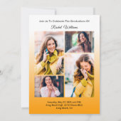 2023年度大学卒業パーティー5枚 案内状 (裏面)