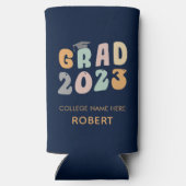 2023年度大学大学院卒業記念パーティーレトロ スリム缶クーラー (裏面)