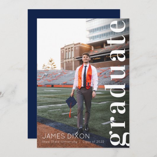 2023年度大学院海軍写真発表会 案内状 (正面/裏面)