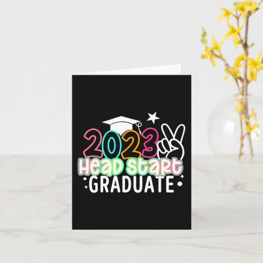 2023年度新卒卒業生の最終日 カード (黄色い花)