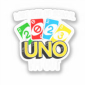 2023年度最後の日宇野私はシャツのクラスを外れている シール (正面)