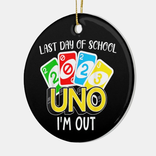 2023年度最後の日宇野私はシャツのクラスを外れている セラミックオーナメント (左)