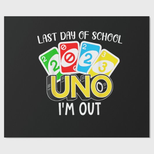 2023年度最後の日宇野私はシャツのクラスを外れている ラッピングペーパー (フラット)