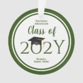 2023年度森林エレガント緑化卒業 オーナメント (正面)