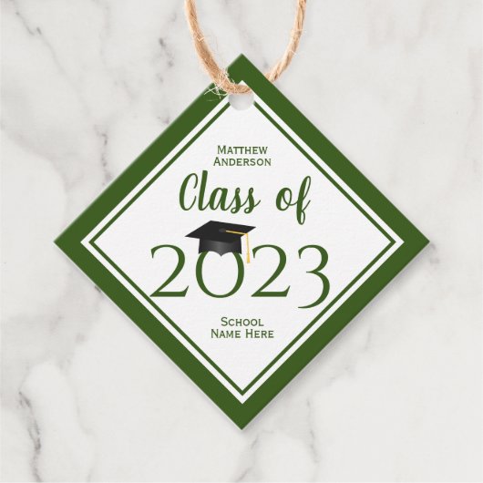 2023年度森林エレガント緑化卒業 フェイバータグ (正面)