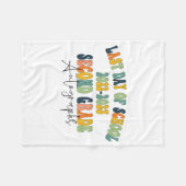 2023年度第2学年オートグラフ フリースブランケット (正面(横))