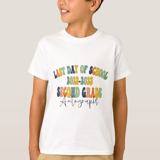 2023年度2年生の初日のサイン 2023 Tシャツ (正面)
