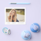 2023年度　上級写真 卒業発表カード チラシ (シングル)