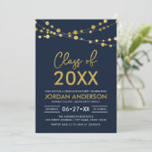 2023年度 卒業パーティー ライトのストリングス 招待状 (スタンド正面)