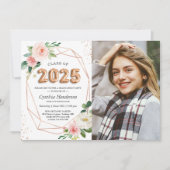 2023年度 卒業式風船文字写真 卒業祝賀会 招待状 (正面)