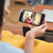 2023年度 卒業 赤 フォト シンプル クラス QRコード 招待状