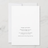 2023年度 現代の卒業生発表 招待状 (裏面)