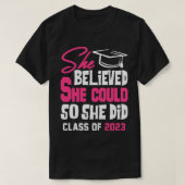 2023年後期課程修了7 Tシャツ (デザイン正面)