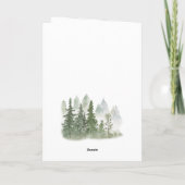 2023年文字カード | JW折り畳みグリーティングカード カード (裏面)