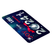 2023年新年おめでとう。クリスマスボーブル マグネット (右側)