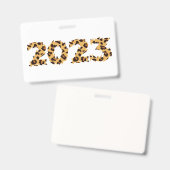 2023年新年おめでとう バッジ (正面＆裏面)