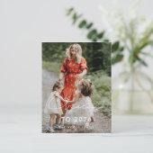 2023年新年の写真への手書き応援 ポストカード (スタンド正面)