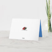 2023年新年中国の漫画うさぎホリデーカード シーズンカード (裏面)