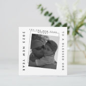 2023年新年白黒写真カード カード (スタンド正面)