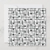 2023年新年白黒写真カード カード (裏面)