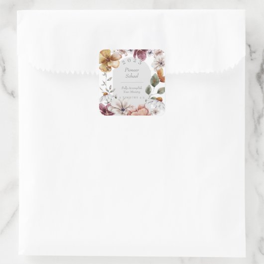 2023年日本貿易振興局供給パイオニア校 スクエアシール (バッグ)