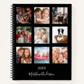 2023年最新オーダーメイド フォトコラージュ モノグラム ノートブック (正面)