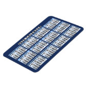 2023年月次カレンダー簡単読から業務 マグネット (左側)