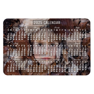 2023年月次カレンダー(白) 写真の追加 マグネット