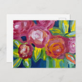 2023年正月の花 ポストカード (正面/裏面)